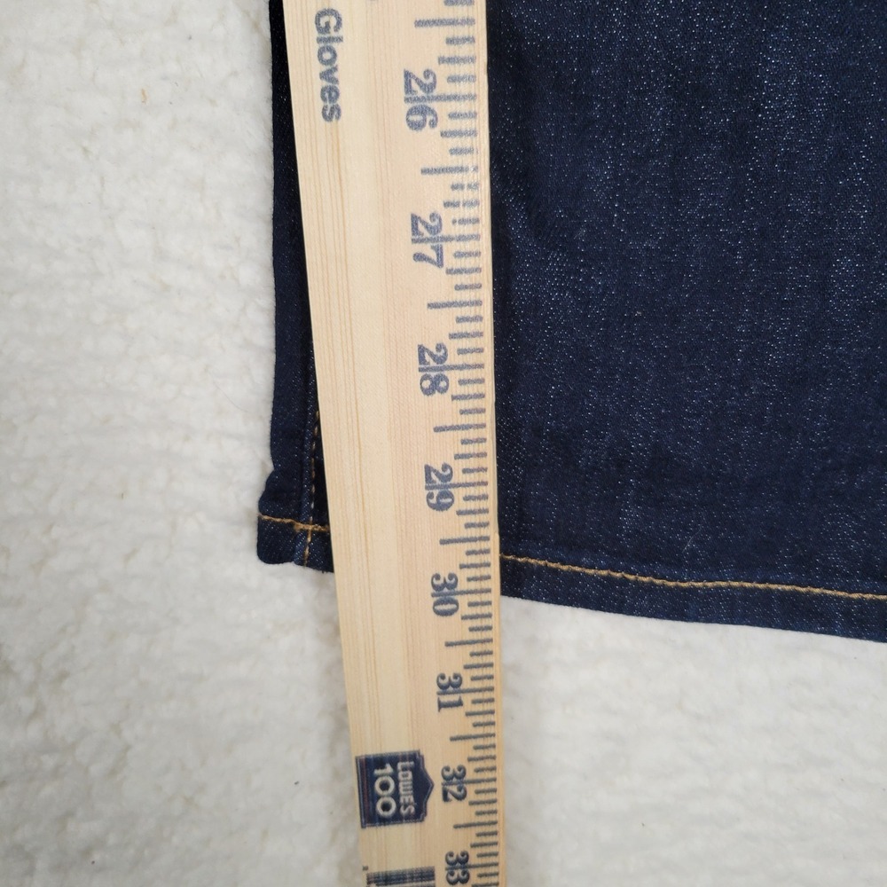 Buffalo David Bitton Jeans Mens 40x30 Dark Indigo Straight Six Mid Rise Denim - Picture 2 of 14